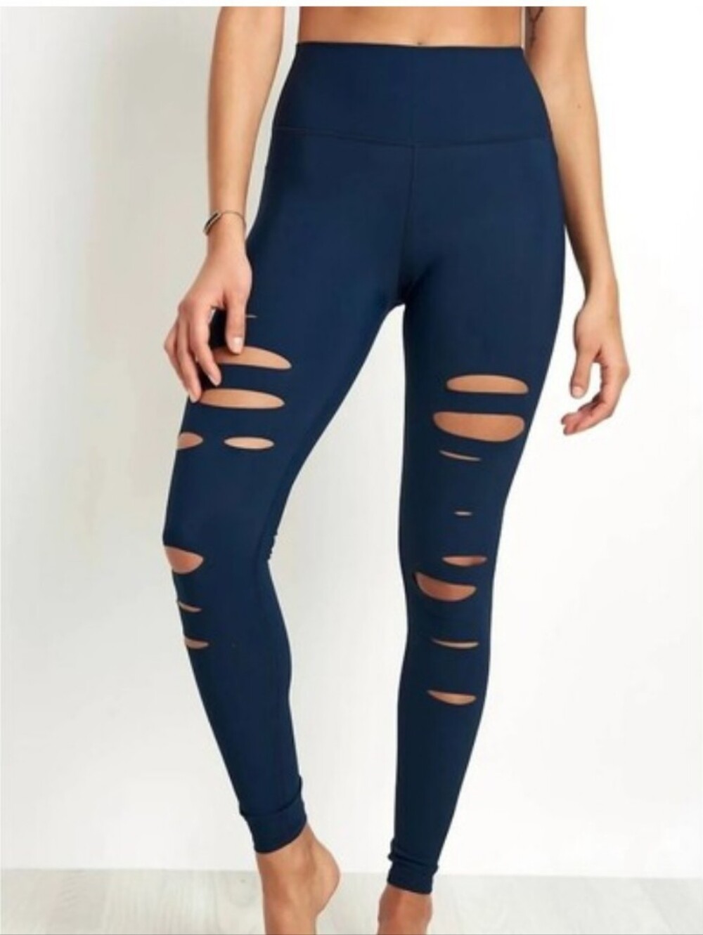 alo Warrior Leggings Worn 1x Navy